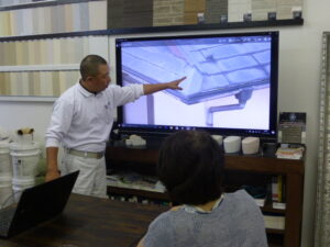 ドローン屋根診断説明